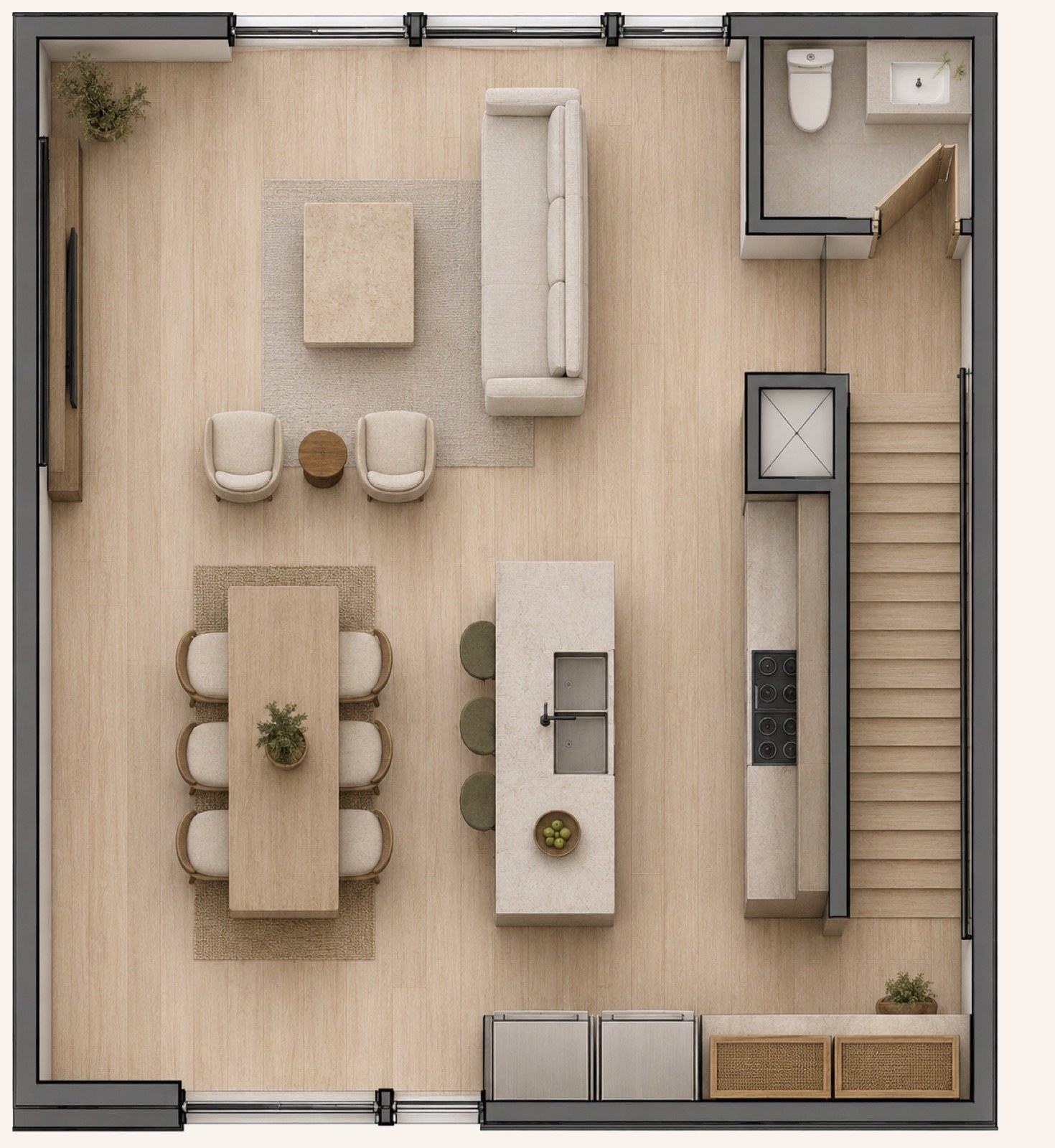 Floor plan — Level 2 — Living
