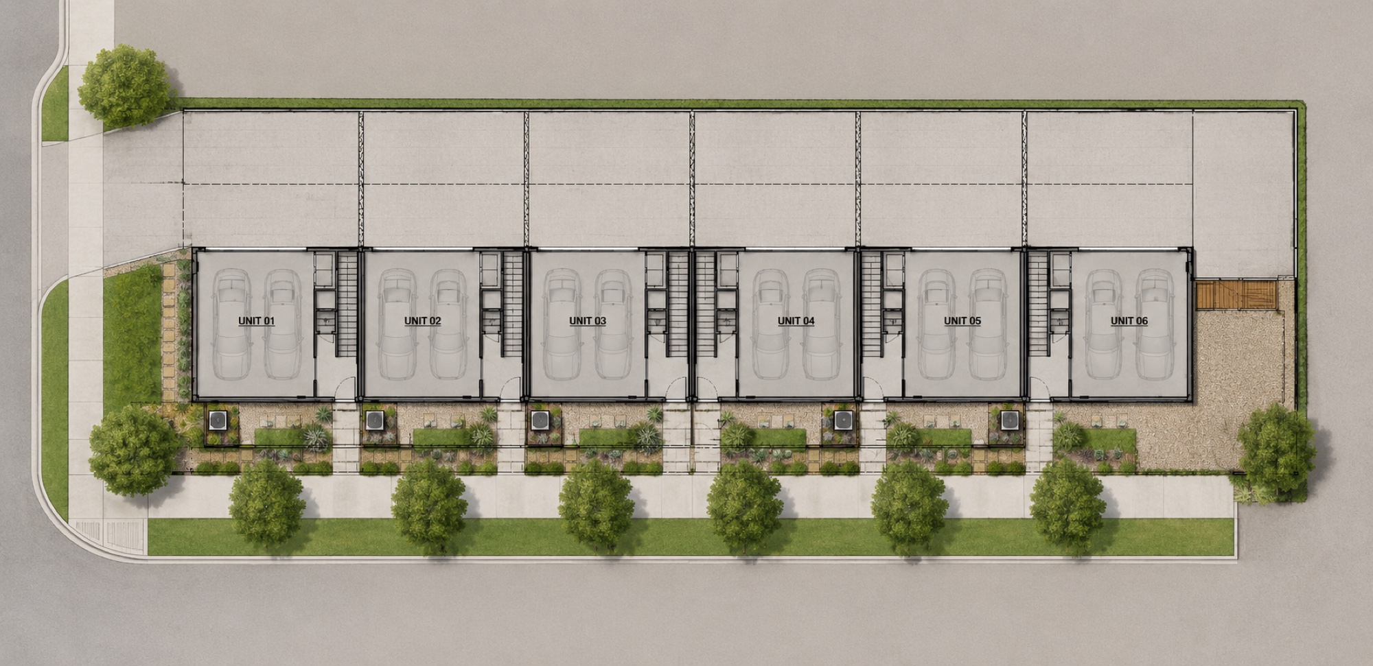 Site plan illustration of The Richmond on Richmond Avenue